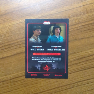 2023 Topps Zerocool Stranger Things Dual Auto “Will & Mike” FRENLY BRICKS - Open 7 Days