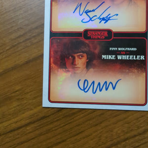 2023 Topps Zerocool Stranger Things Dual Auto “Will & Mike” FRENLY BRICKS - Open 7 Days