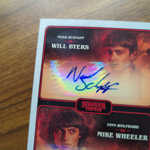 2023 Topps Zerocool Stranger Things Dual Auto “Will & Mike” FRENLY BRICKS - Open 7 Days