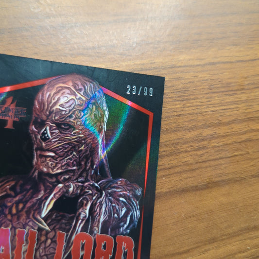 2023 Topps Stranger Things Season 4 LV-3 Hail Lord Vecna Insert /99 FRENLY BRICKS - Open 7 Days