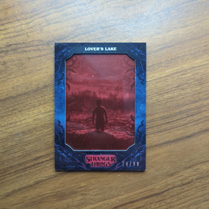 2023 Topps Stranger Things Season 4 Upside Down Insert Card UD-3 Lover's Lake /99 FRENLY BRICKS - Open 7 Days