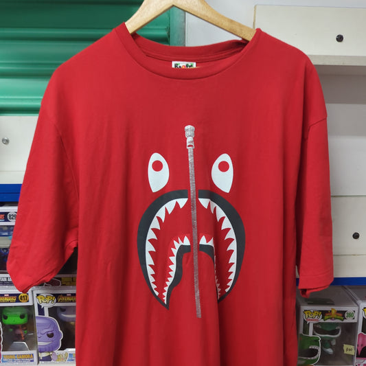 BAPE Color Shark Tee Red 3XL FRENLY BRICKS - Open 7 Days