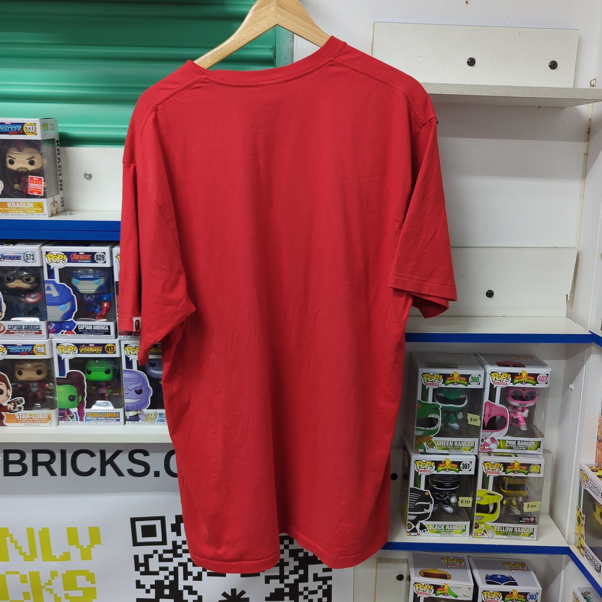 BAPE Color Shark Tee Red 3XL FRENLY BRICKS - Open 7 Days