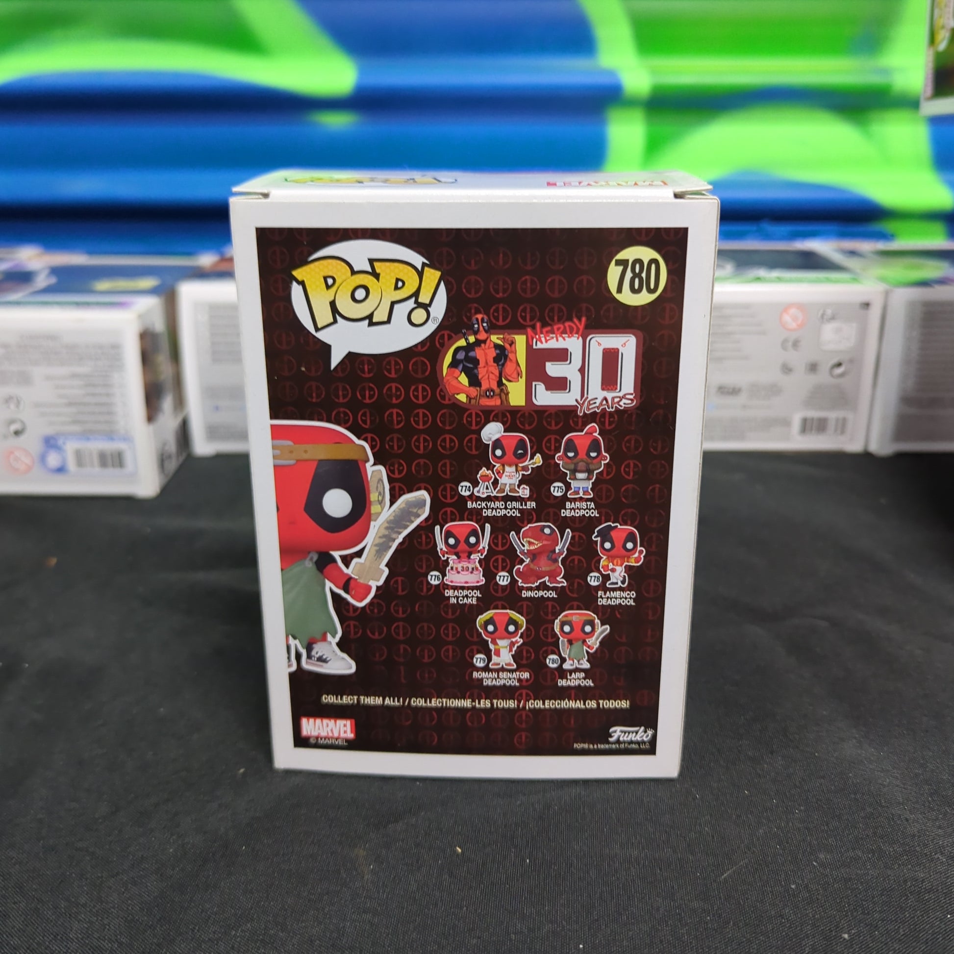 Deadpool - LARP Deadpool 30th Anniversary Pop! Vinyl Figure #780 FRENLY BRICKS - Open 7 Days