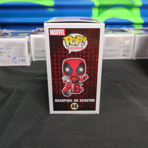 Deadpool with Scooter Pop! Vinyl Rides Figure 48 FRENLY BRICKS - Open 7 Days