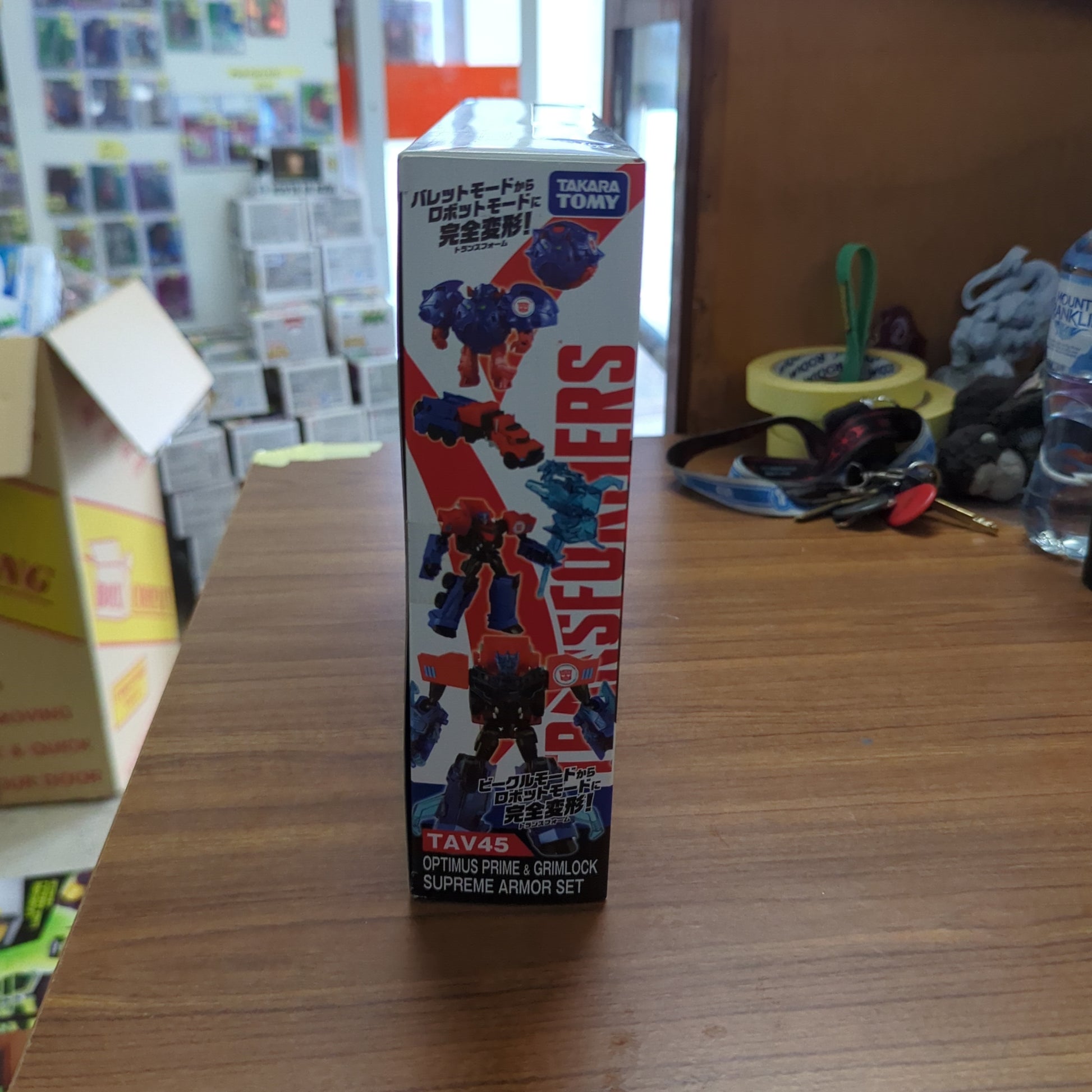 Takara Tomy Transformers TAV45 Optimus Prime & Grimlock Supreme Armor Sets NEW FRENLY BRICKS - Open 7 Days