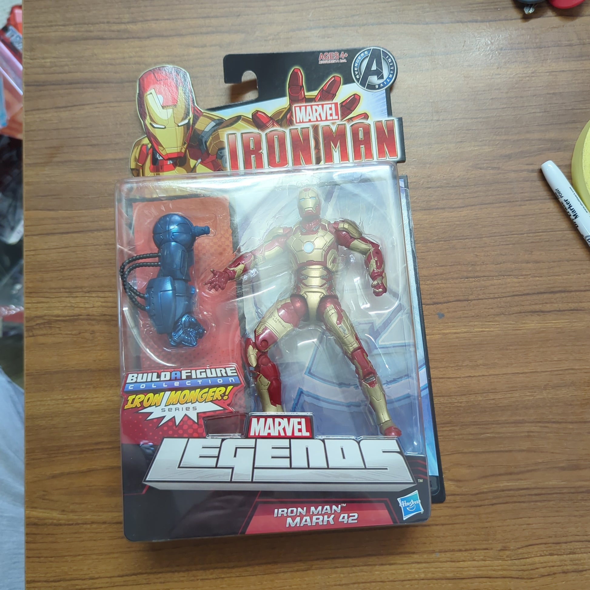 Marvel Legends, IRON MAN, MARK 42, Iron Monger BAF Wave Hasbro, NIB FRENLY BRICKS - Open 7 Days