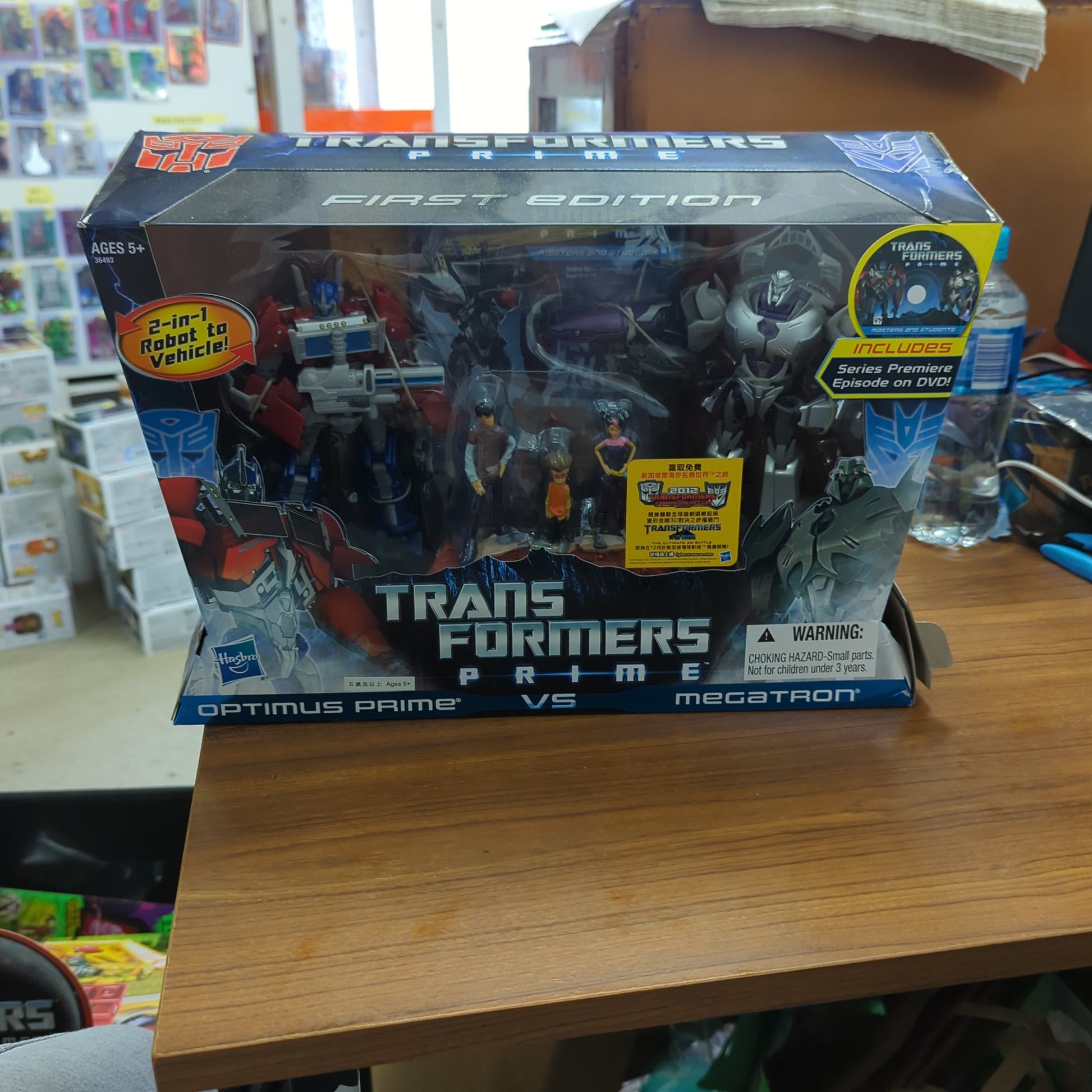 Hasbro Transformers Prime Optimus vs Megatron First Edition Figure Pack with DVD FRENLY BRICKS - Open 7 Days