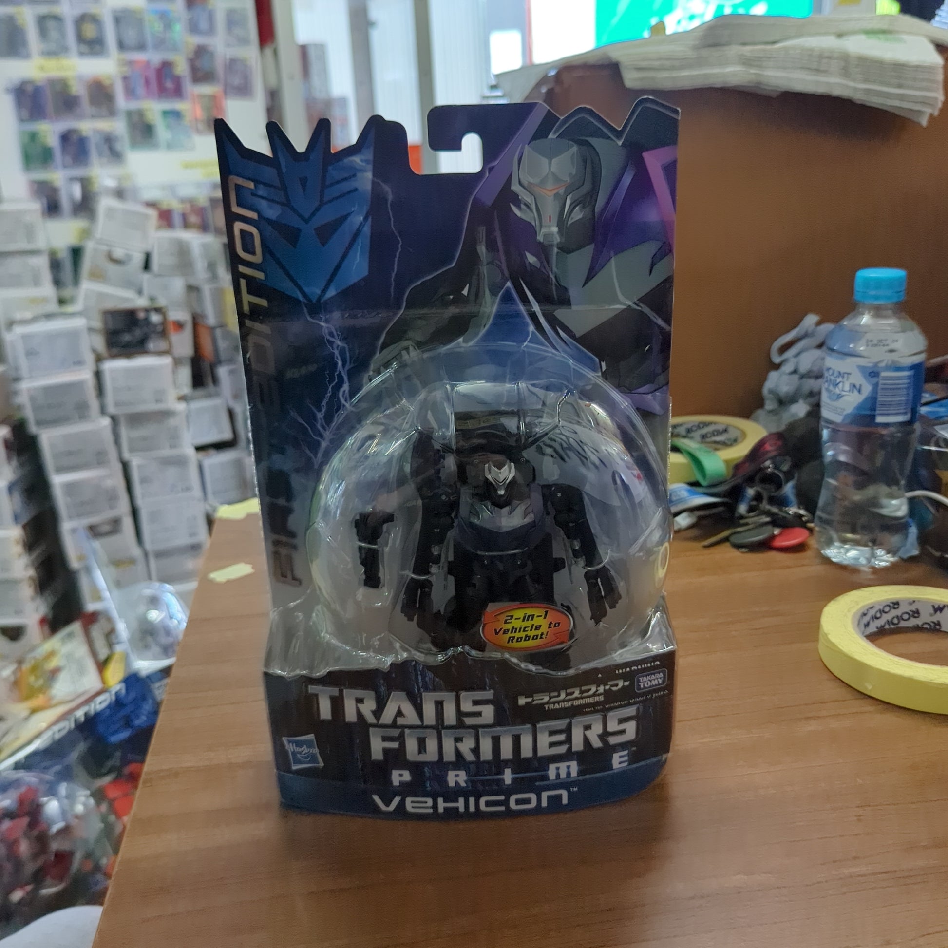 TAKARA Transformers Prime First Edition Deluxe Class VEHICON FRENLY BRICKS - Open 7 Days