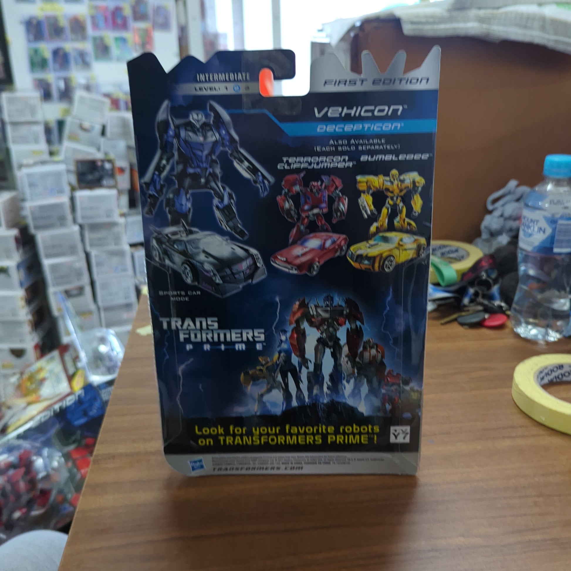 TAKARA Transformers Prime First Edition Deluxe Class VEHICON FRENLY BRICKS - Open 7 Days