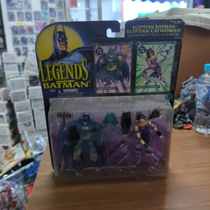 Legends of Batman Egyptian Batman Egyptian Catwoman (1995) Kenner FRENLY BRICKS - Open 7 Days