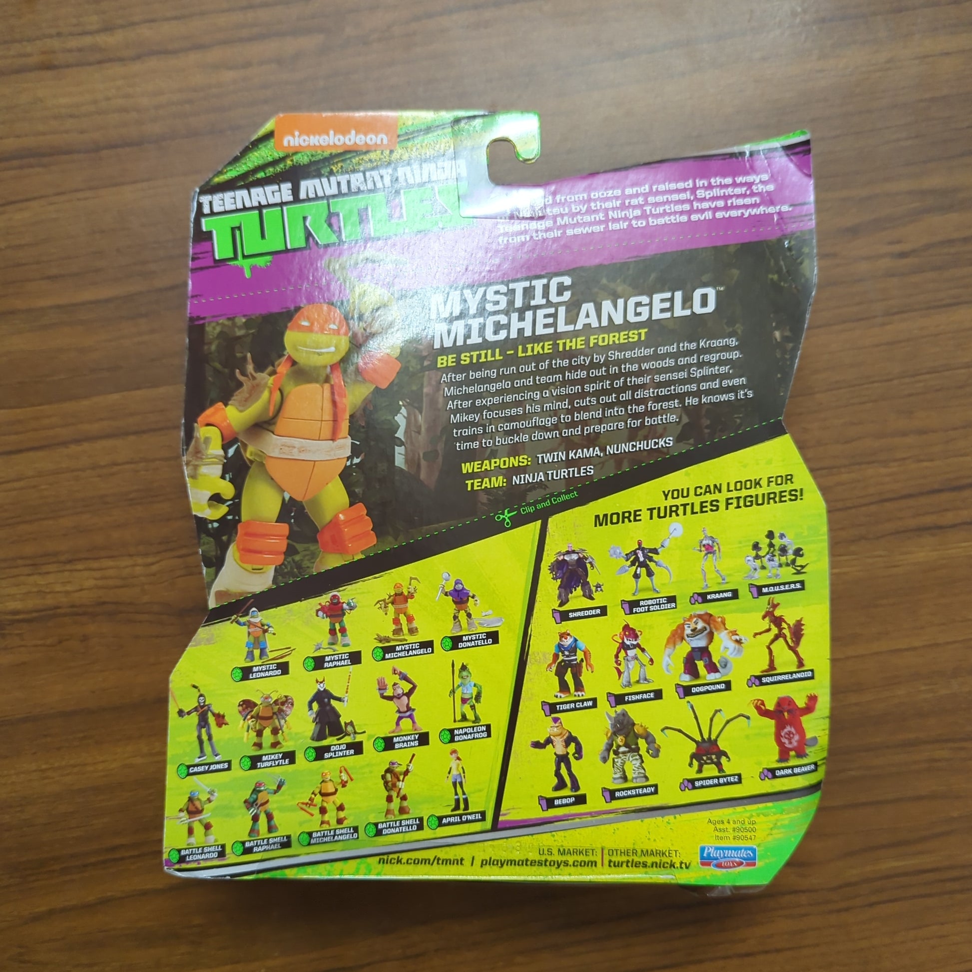 Mystic Michelangelo Figure Teenage Mutant Ninja Turtles Nickelodeon 2014 FRENLY BRICKS - Open 7 Days