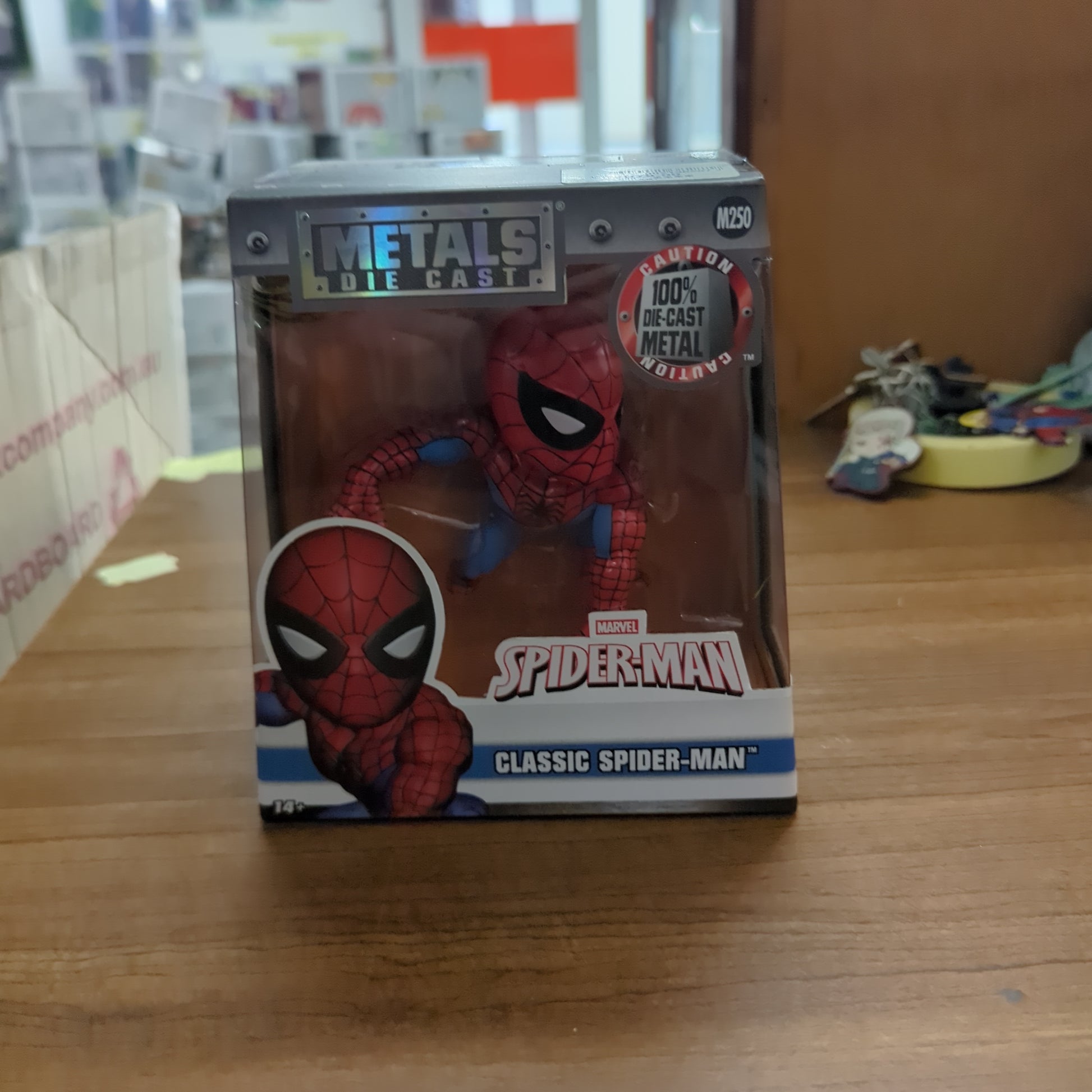 Marvel Metals Die Cast 4 inch Classic Spider-Man new m-4 FRENLY BRICKS - Open 7 Days