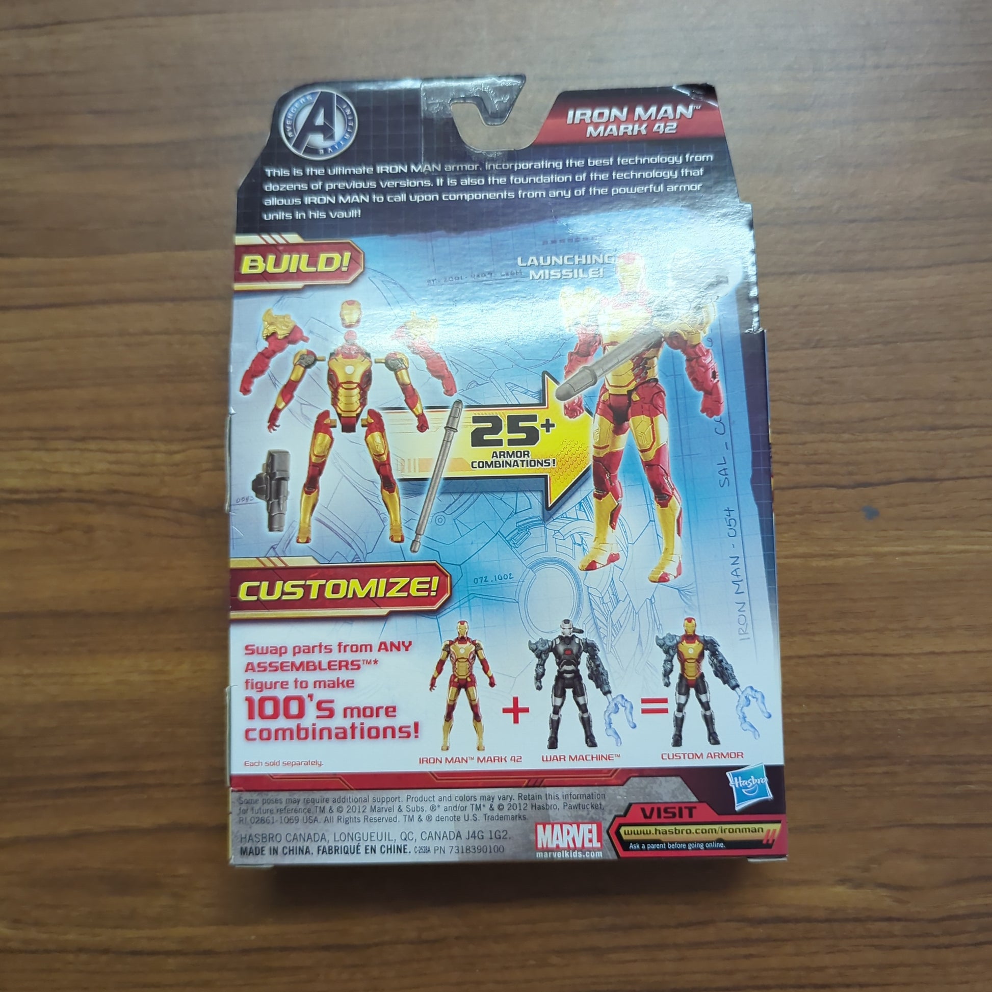 Hasbro Assemblers!! Iron Man Mark 42 Action Figure!! Brand New In Box!! FRENLY BRICKS - Open 7 Days