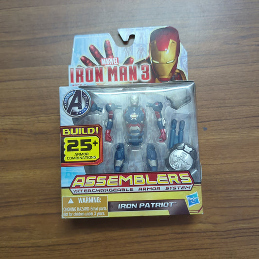 Iron Patriot Iron Man Assemblers Iron Man 3 Marvel Hasbro 2012 NEW FRENLY BRICKS - Open 7 Days