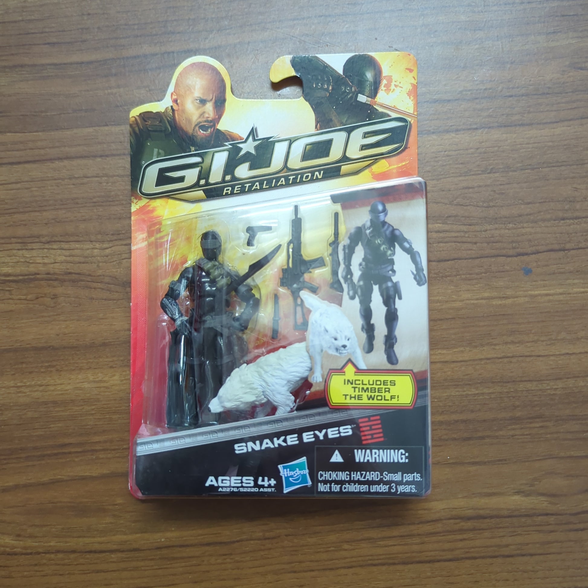 G.I. Joe Retaliation Snake Eyes figure with Timber 2012 FRENLY BRICKS - Open 7 Days