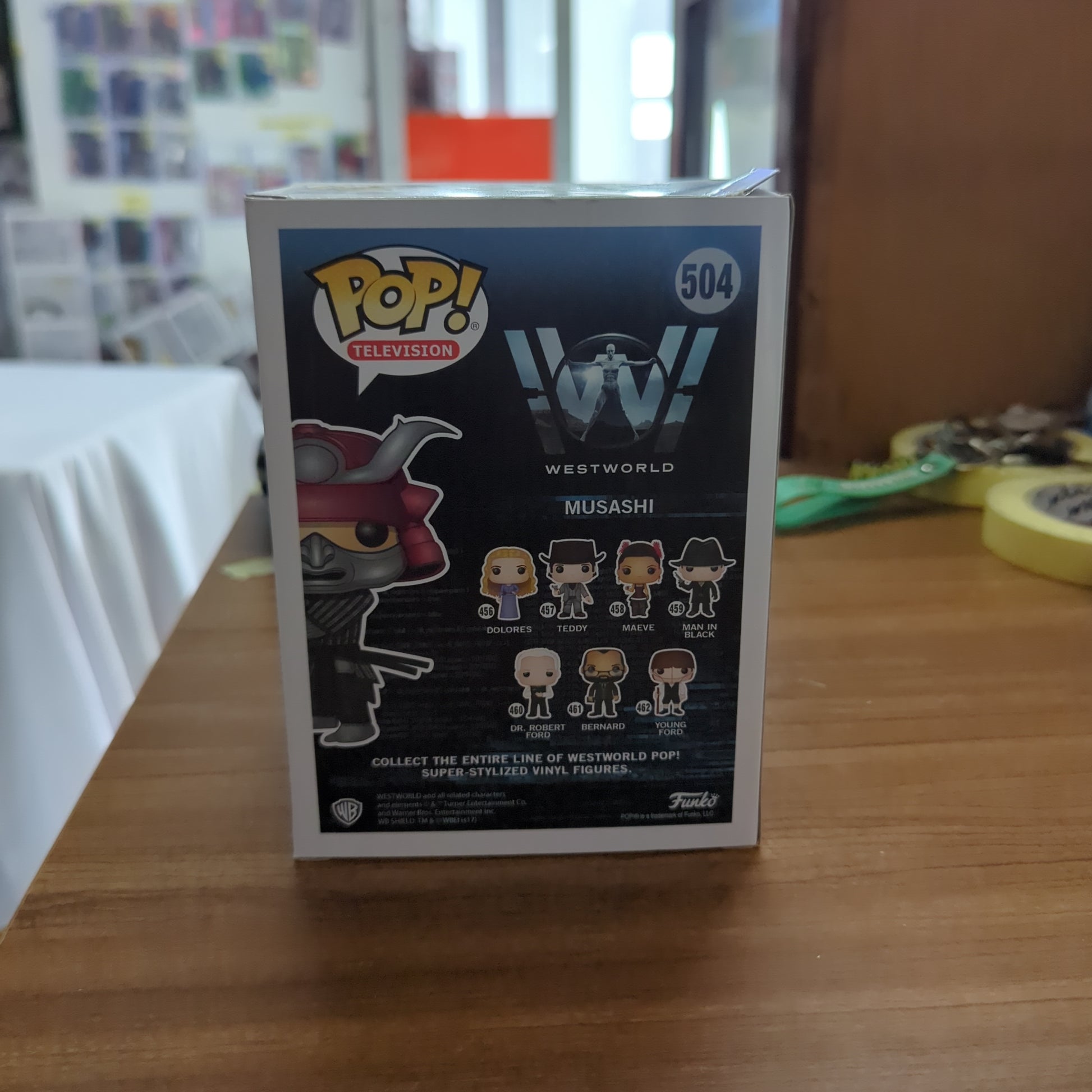 TEC OUTLET FUNKO POP! VINYL WESTWORLD MUSASHI SAMURAI #504 SDCC 2017 damage FRENLY BRICKS - Open 7 Days