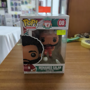 Funko POP! Football: Liverpool- Mohamed Salah #08 FRENLY BRICKS - Open 7 Days