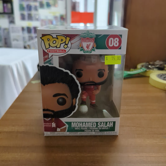 Funko POP! Football: Liverpool- Mohamed Salah #08 FRENLY BRICKS - Open 7 Days