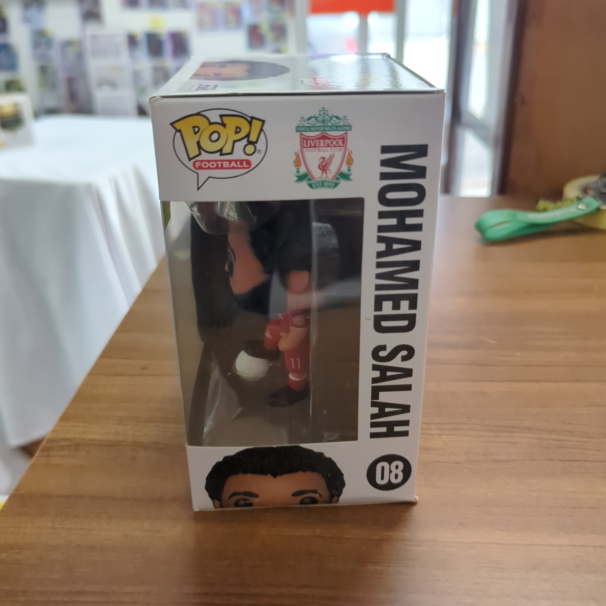 Funko POP! Football: Liverpool- Mohamed Salah #08 FRENLY BRICKS - Open 7 Days