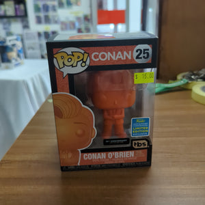 Conan O'Brien Orange Funko Pop 25th Anniversary 2019 Summer Convention FRENLY BRICKS - Open 7 Days