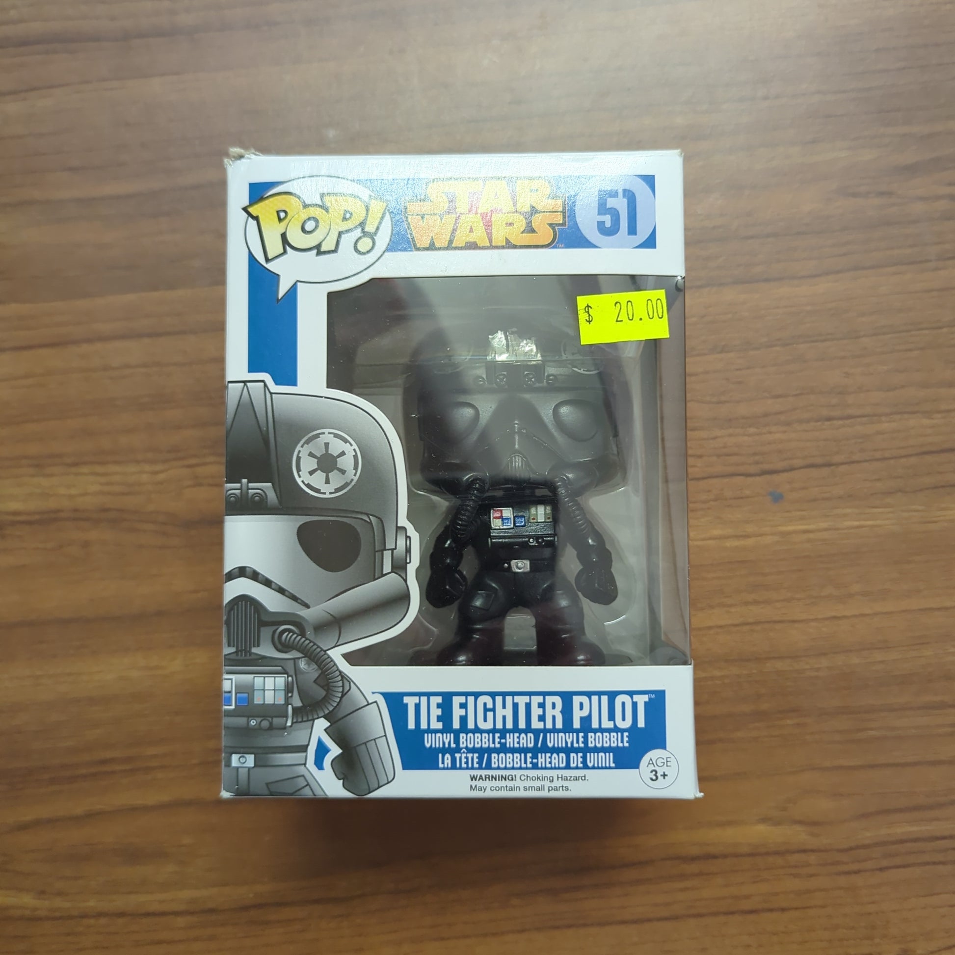 Funko Pop Star Wars Tie Fighter Pilot #51 Blue Box 2015 FRENLY BRICKS - Open 7 Days