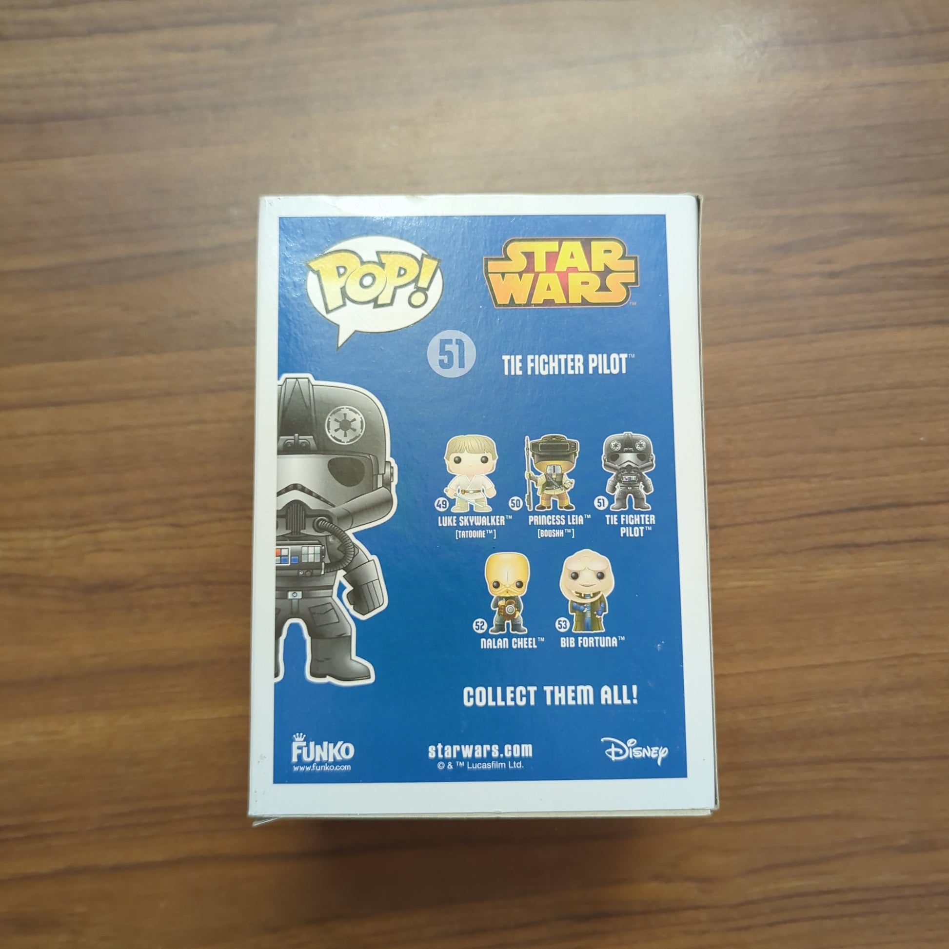 Funko Pop Star Wars Tie Fighter Pilot #51 Blue Box 2015 FRENLY BRICKS - Open 7 Days