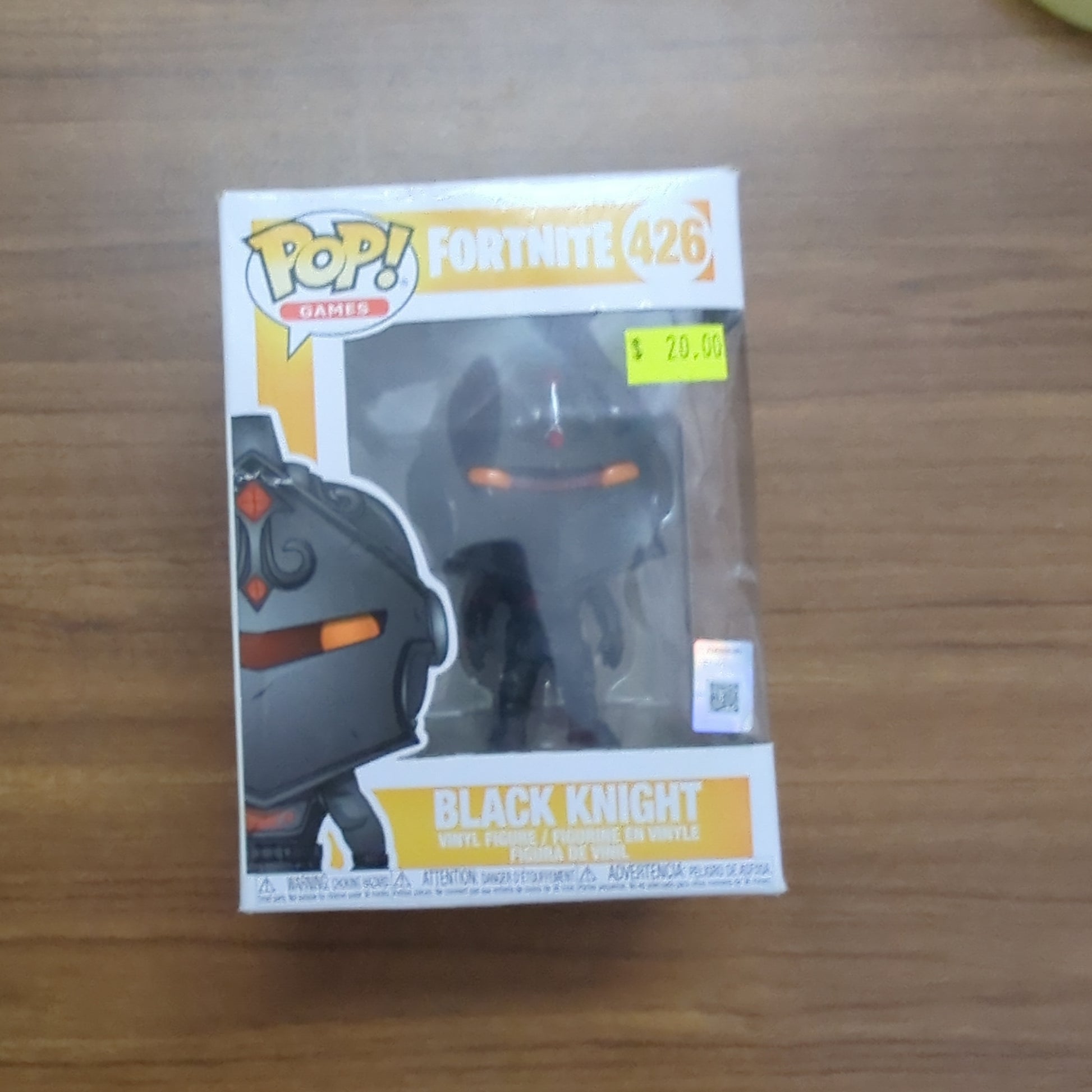 FORTNITE S1 BLACK KNIGHT 3.75" POP VINYL FIGURE POP GAMES FUNKO 426 FRENLY BRICKS - Open 7 Days