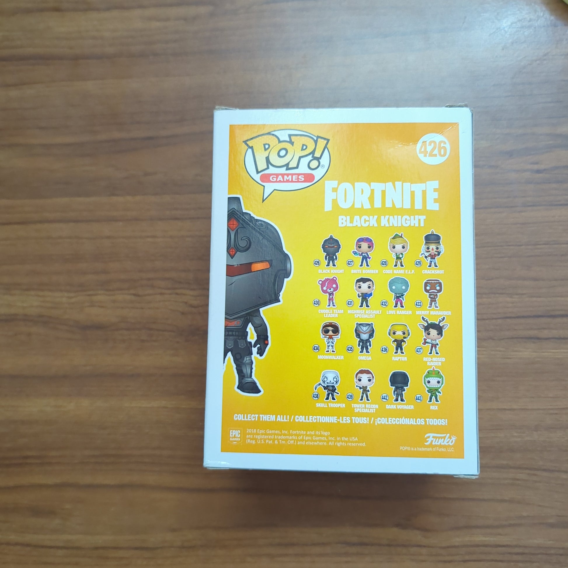 FORTNITE S1 BLACK KNIGHT 3.75" POP VINYL FIGURE POP GAMES FUNKO 426 FRENLY BRICKS - Open 7 Days