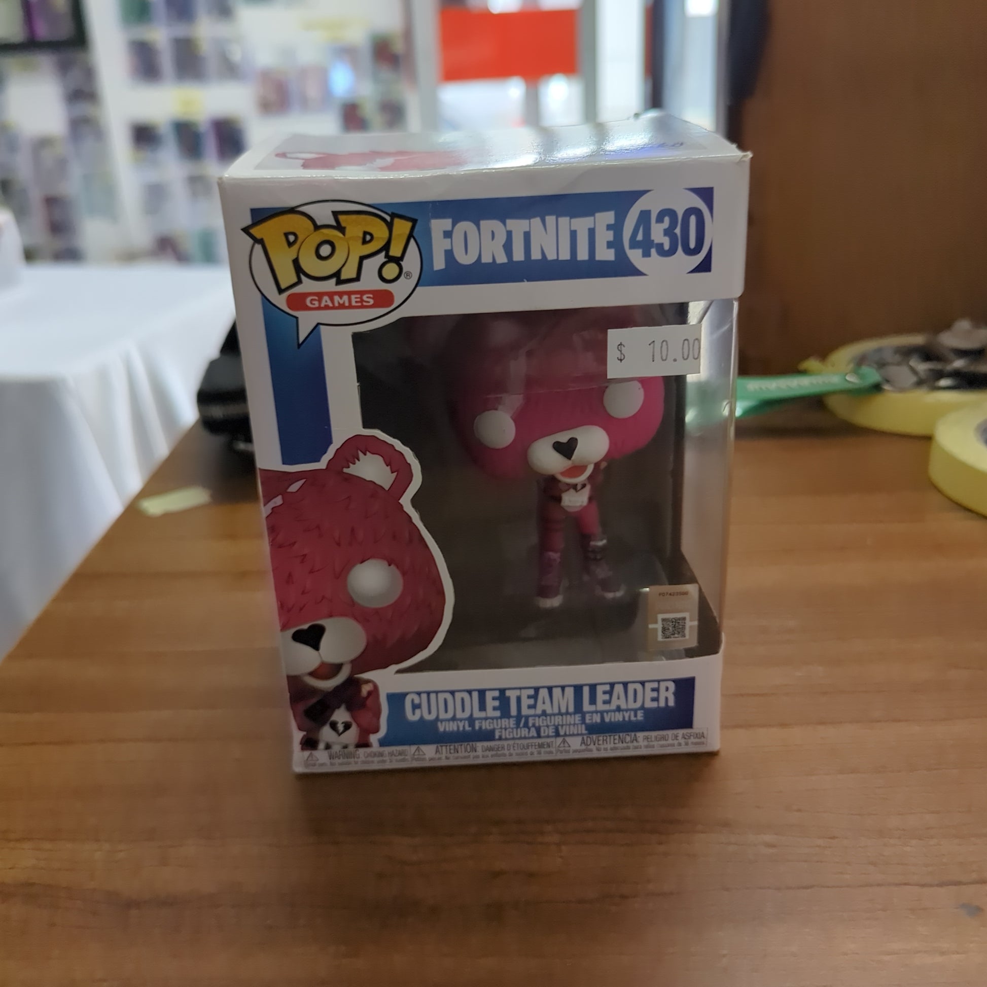 Fortnite Cuddle Team Leader Pop! Vinyl Figure #430 FRENLY BRICKS - Open 7 Days