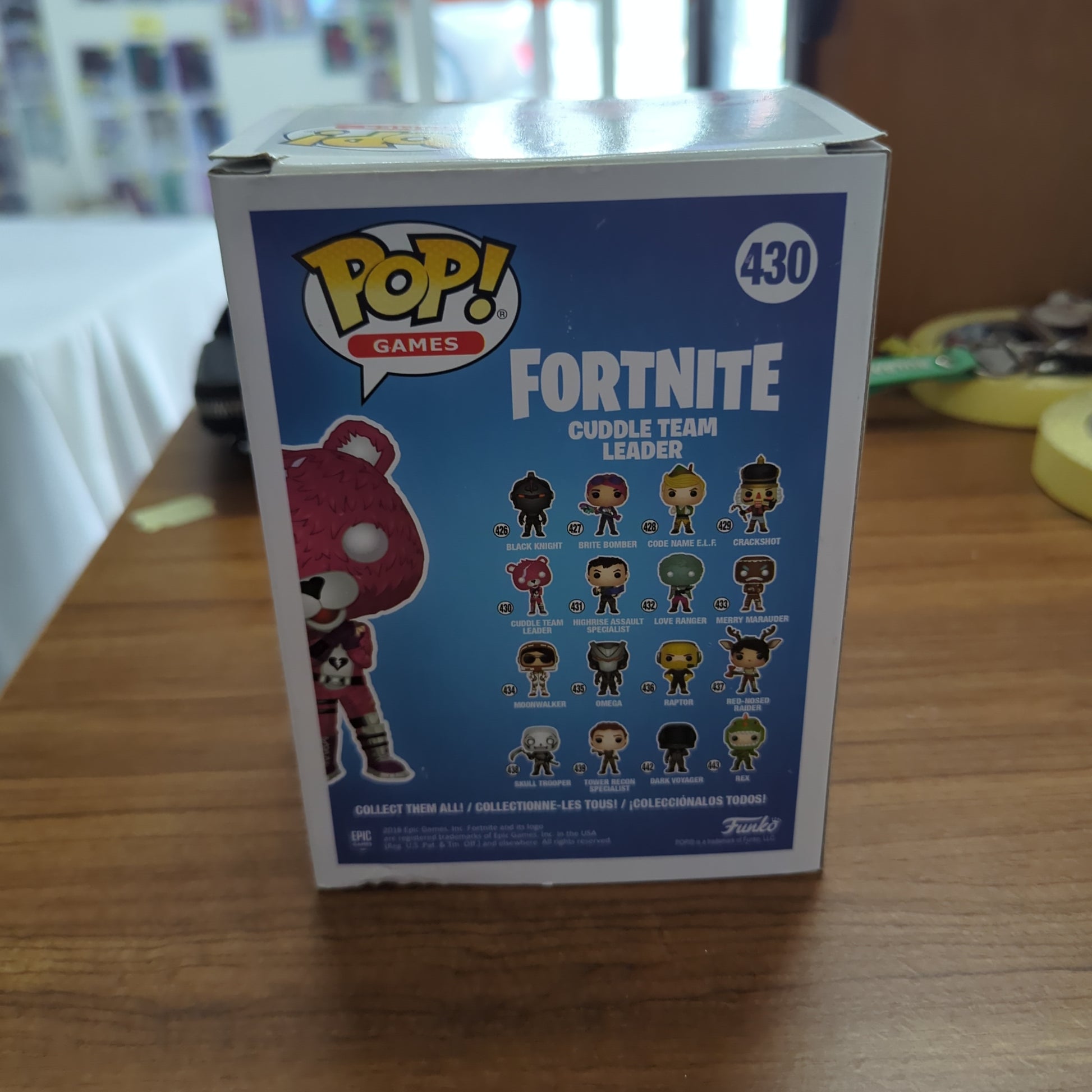 Fortnite Cuddle Team Leader Pop! Vinyl Figure #430 FRENLY BRICKS - Open 7 Days