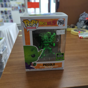 Funko POP! Animation Dragonball Z #760 Piccolo Green Chrome 2020 ECCC FRENLY BRICKS - Open 7 Days