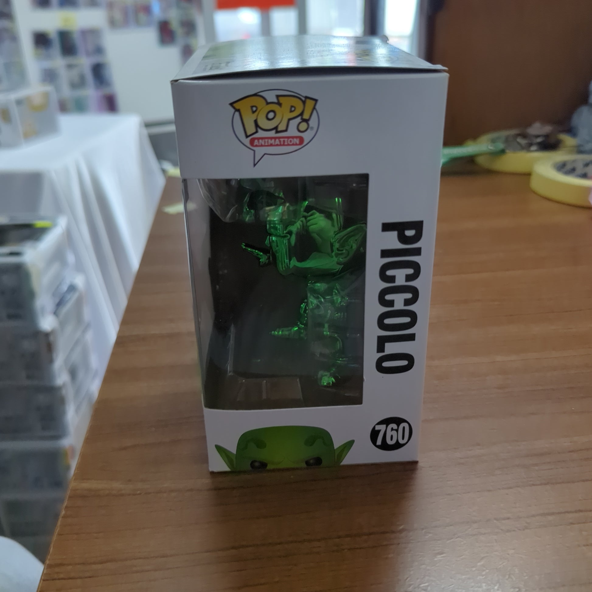 Funko POP! Animation Dragonball Z #760 Piccolo Green Chrome 2020 ECCC FRENLY BRICKS - Open 7 Days