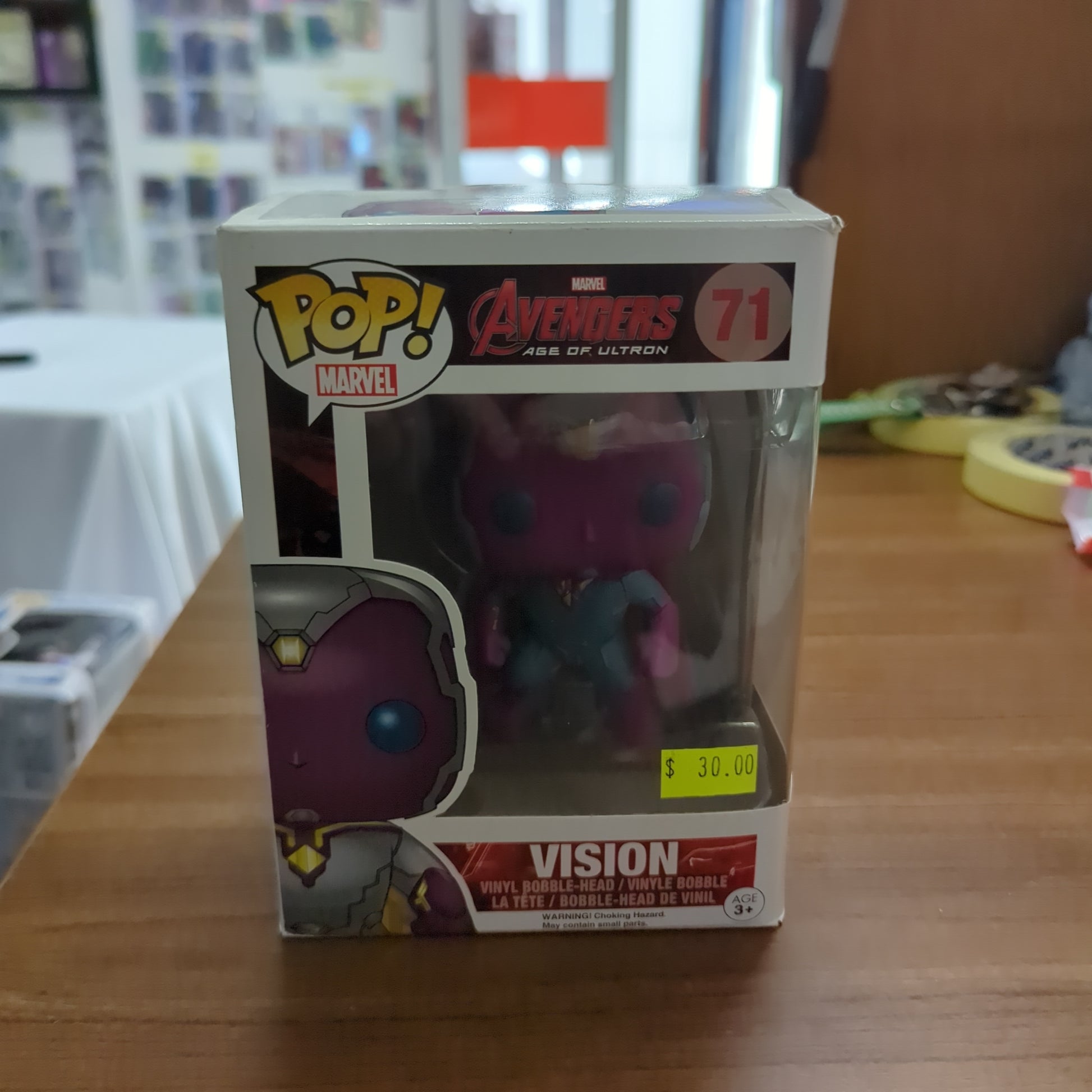 Brand New Funko Pop Vision 71 - Marvel Avengers Age of Ultron Vinyl Figure FRENLY BRICKS - Open 7 Days