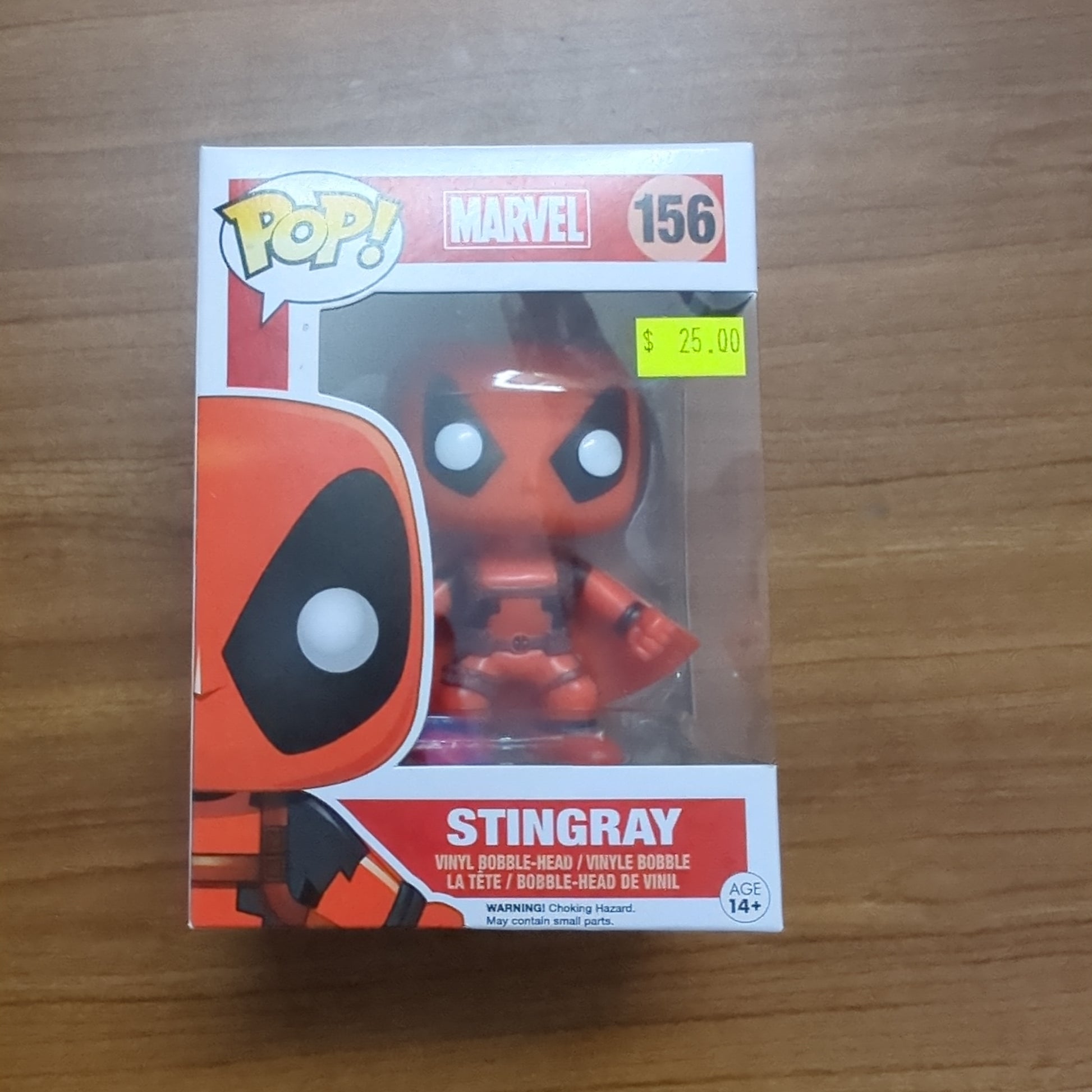 Funko Pop! MARVEL Deadpool - Stingray #156 FRENLY BRICKS - Open 7 Days