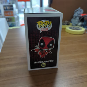 Funko Pop Deadpool (Leaping Swords) Collector Corp #123 FRENLY BRICKS - Open 7 Days