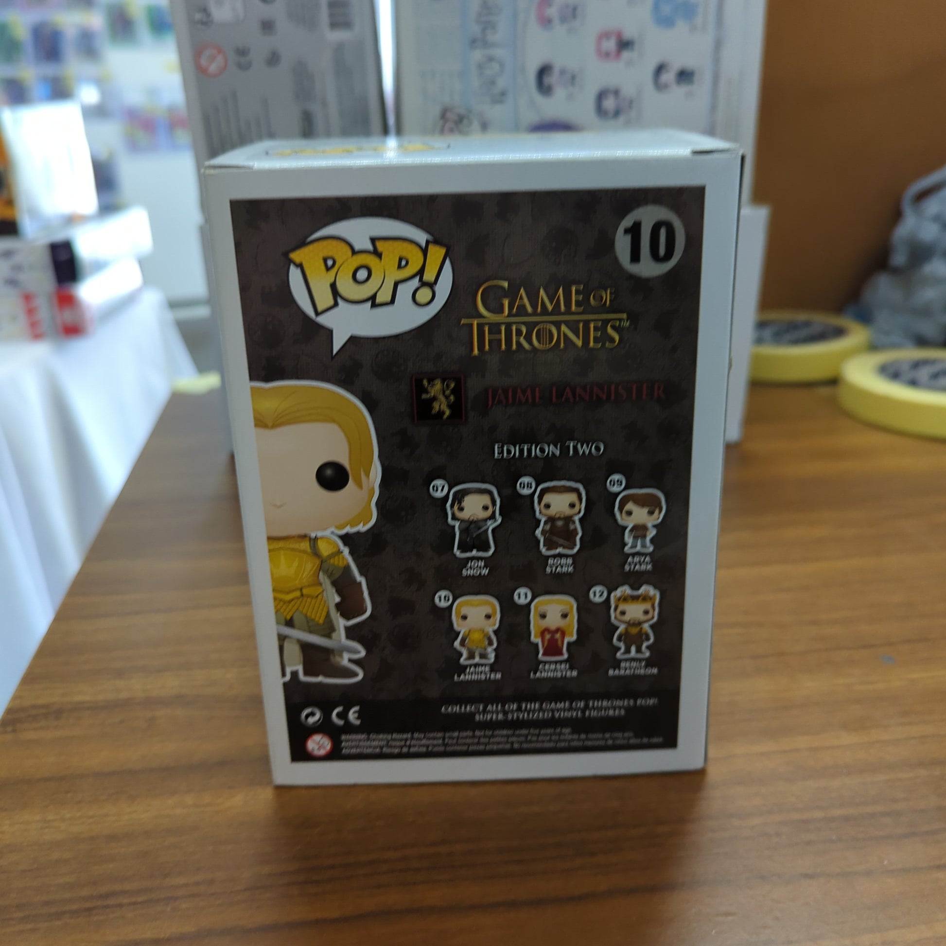 FUNKO POP GAME OF THRONES #10 JAIME LANNISTER VAULTED VINYL FRENLY BRICKS - Open 7 Days