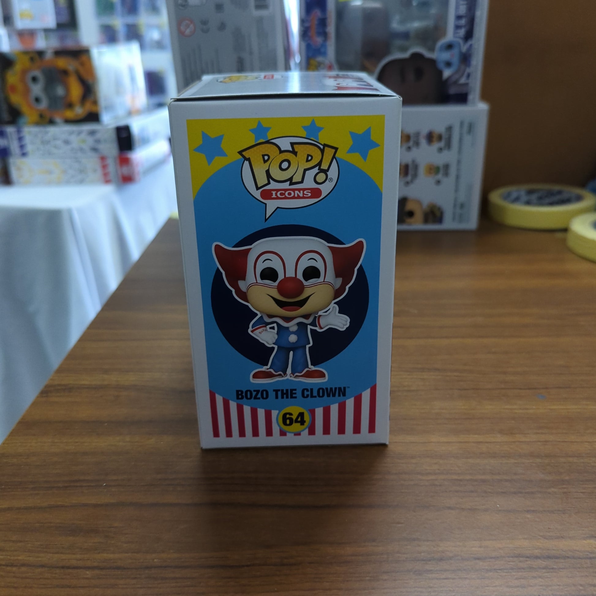 Funko Pop Bozo The Clown # 64 Pop Icons Vinyl Figure FRENLY BRICKS - Open 7 Days