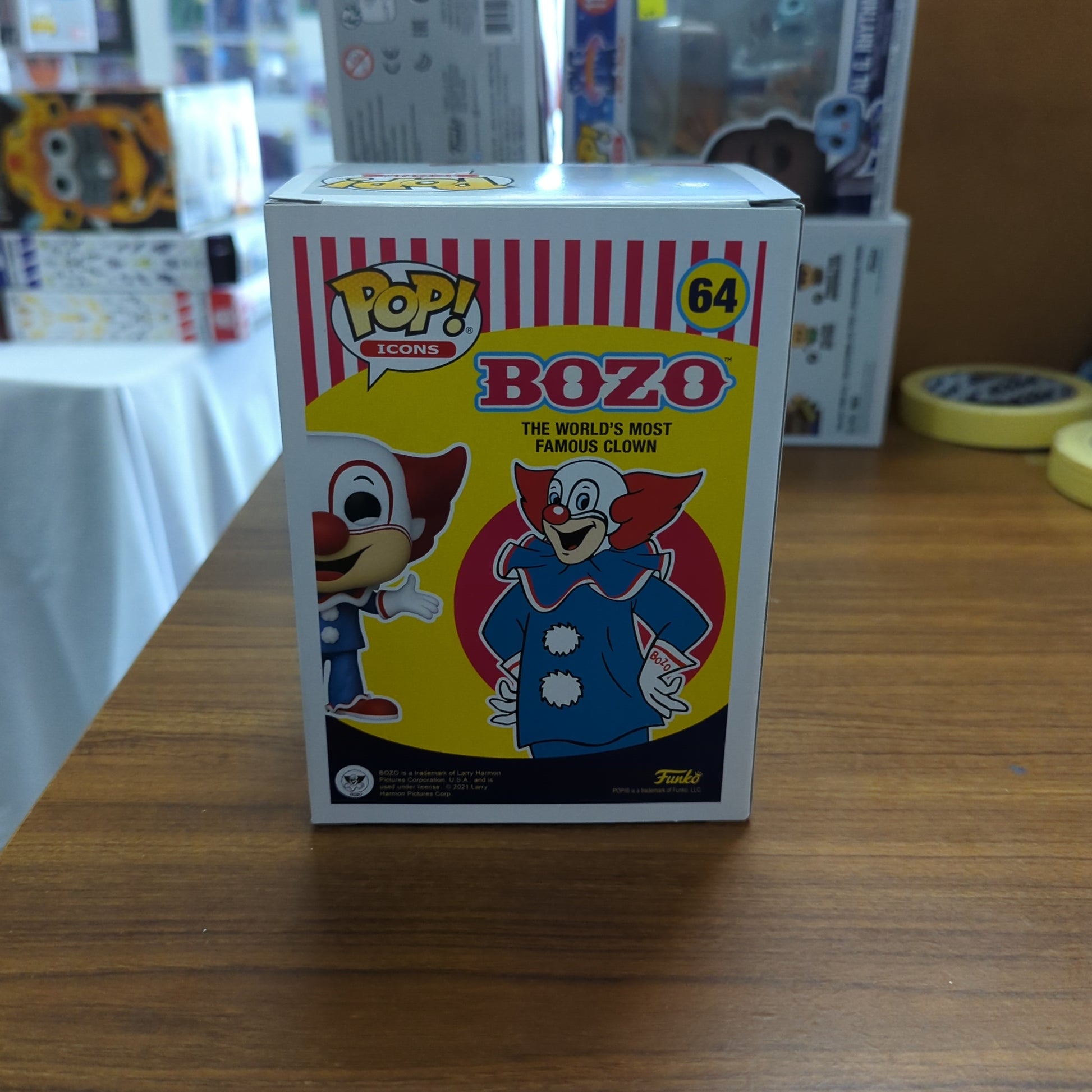 Funko Pop Bozo The Clown # 64 Pop Icons Vinyl Figure FRENLY BRICKS - Open 7 Days