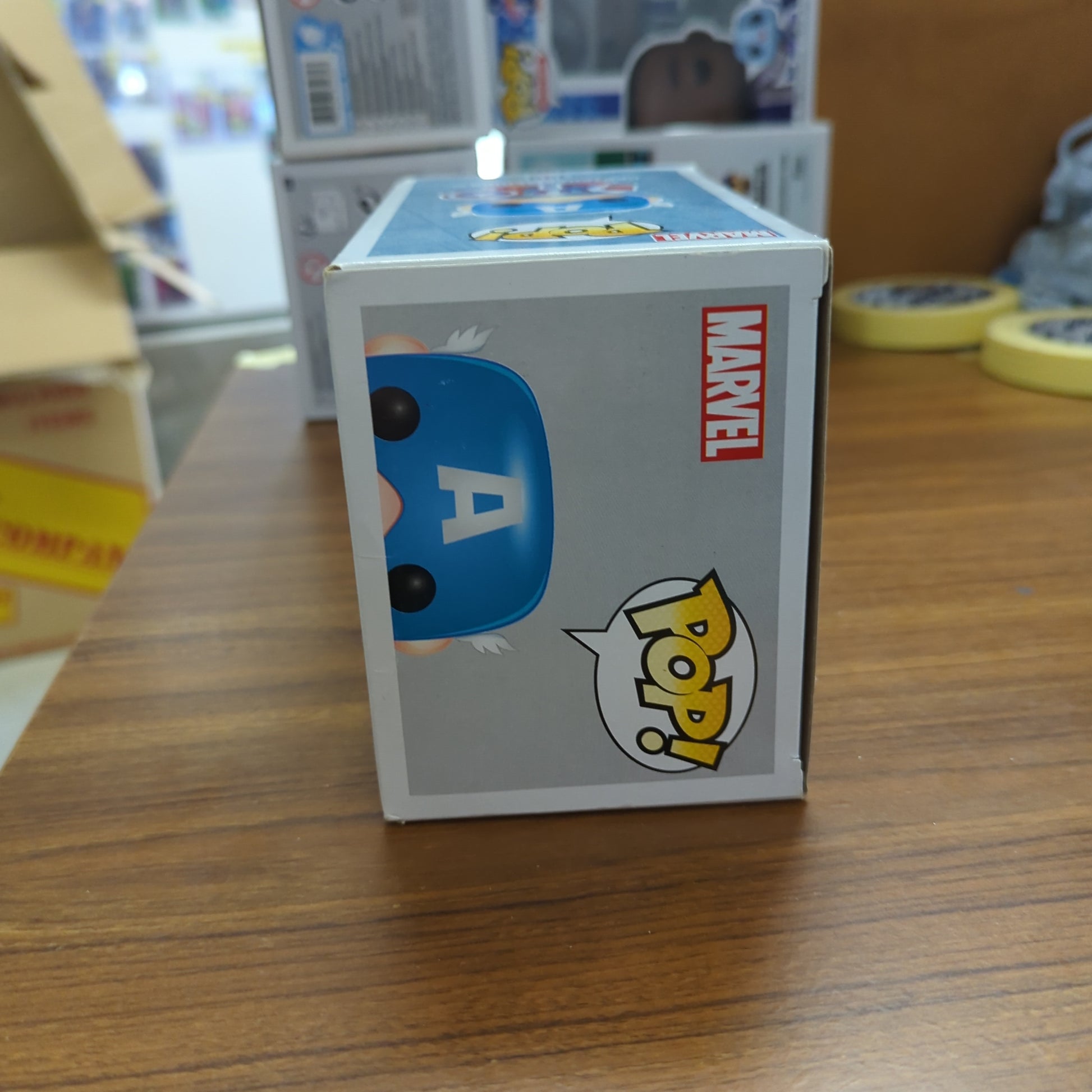 Captain America with Photon Shield Pop 159 Captain America Funko Pop! Vinyl 2016 FRENLY BRICKS - Open 7 Days