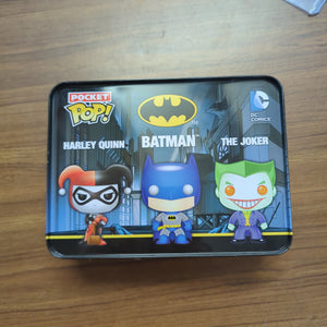 Funko Pop Pocket Tins Batman # 04 Batman Harley Quinn The Joker Vinyl Figure FRENLY BRICKS - Open 7 Days