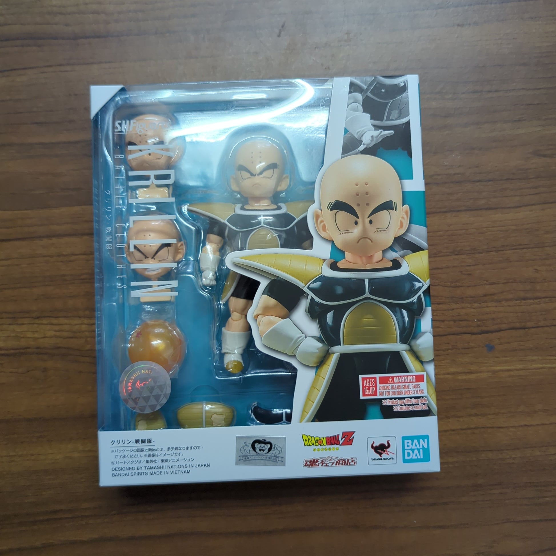 Bandai S.H.Figuarts Dragon Ball Z Krillin Battle Clothes SHF Exclusive In Hand FRENLY BRICKS - Open 7 Days