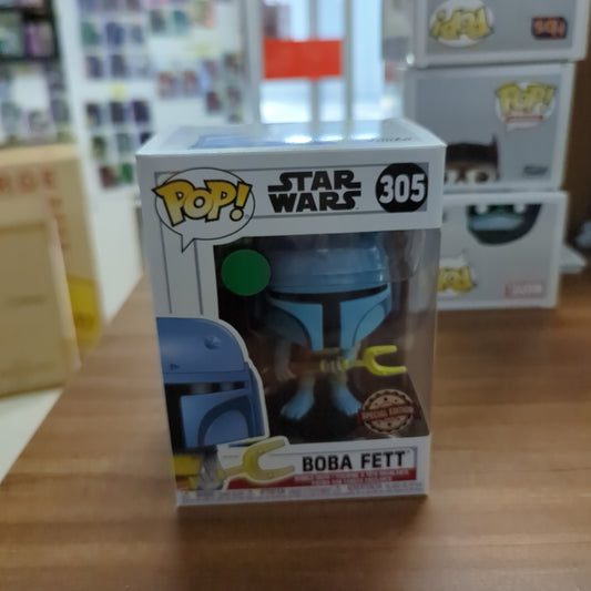 Funko POP 305 Boba Fett Special Edition Rare NIB FRENLY BRICKS - Open 7 Days