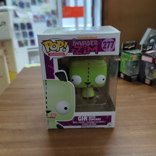 Funko Pop #277 Invader Zim GIR with Cupcake 2015 Vaulted FRENLY BRICKS - Open 7 Days