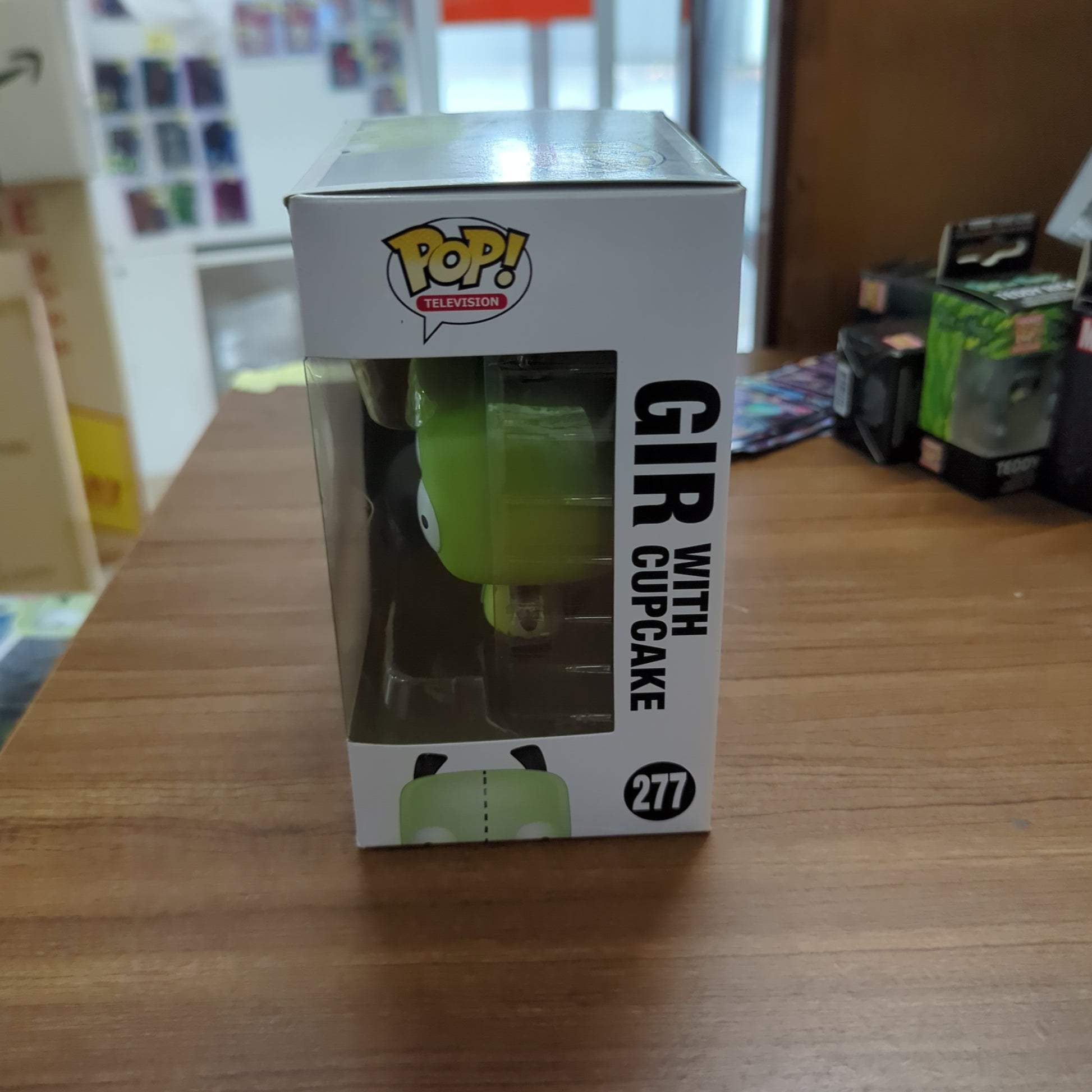 Funko Pop #277 Invader Zim GIR with Cupcake 2015 Vaulted FRENLY BRICKS - Open 7 Days