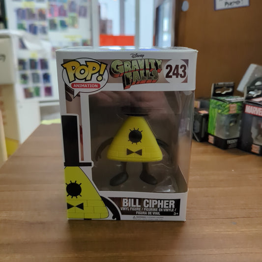 FUNKO POP ANIMATION GRAVITY FALLS #243 BILL CIPHER VINYL FIGURE FRENLY BRICKS - Open 7 Days