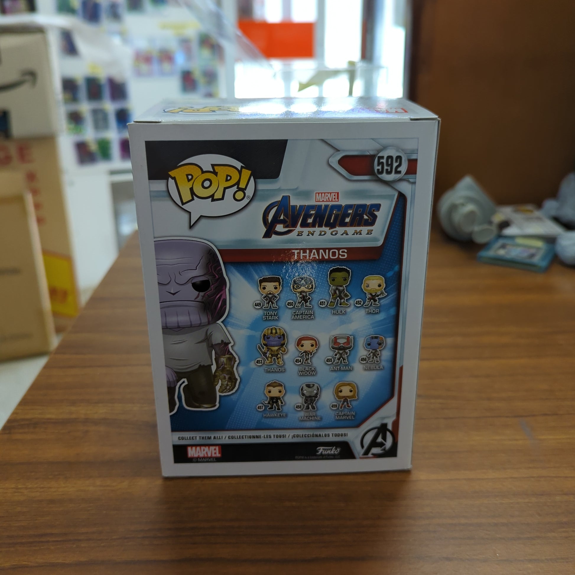 Avengers 4: Endgame - Thanos with Magnetic Arm ECCC 2020 Exclusive Pop! Vinyl 592 FRENLY BRICKS - Open 7 Days