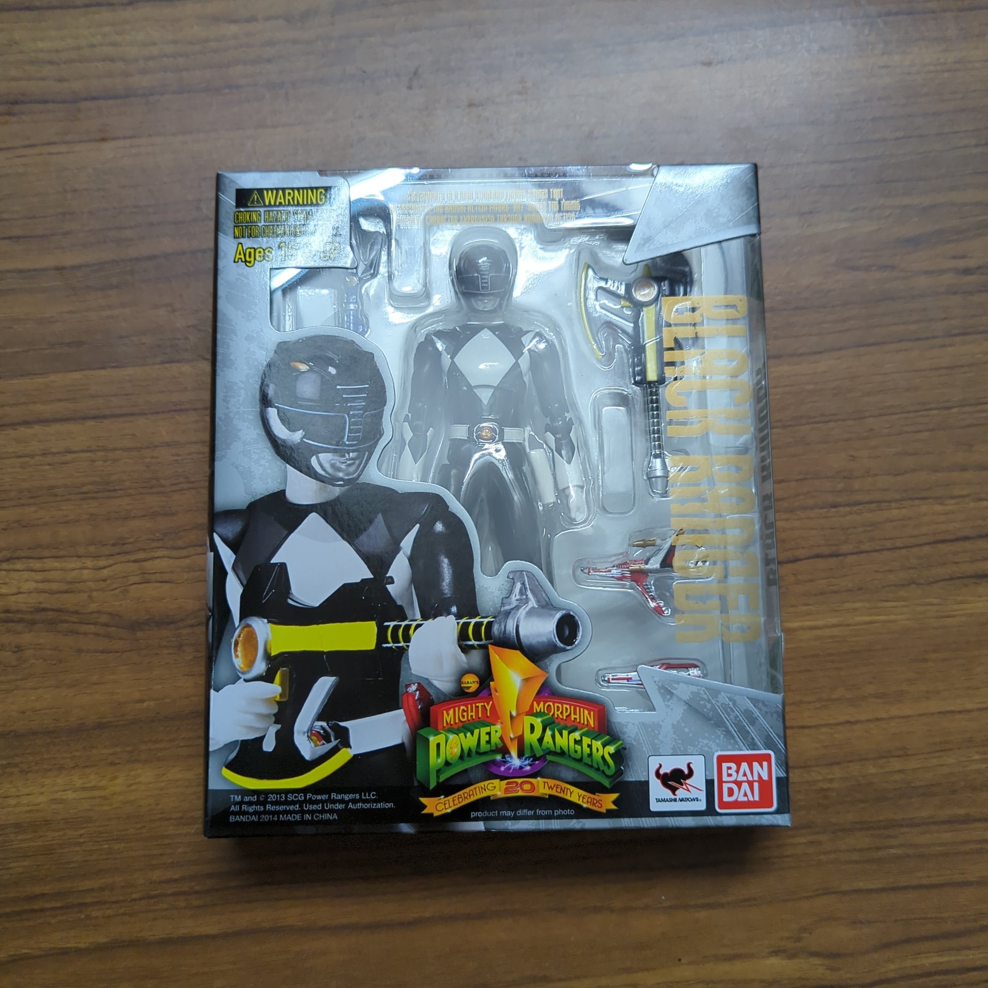 Power Rangers Mighty Morphin S.H. Figuarts Black Ranger Action Figure FRENLY BRICKS - Open 7 Days