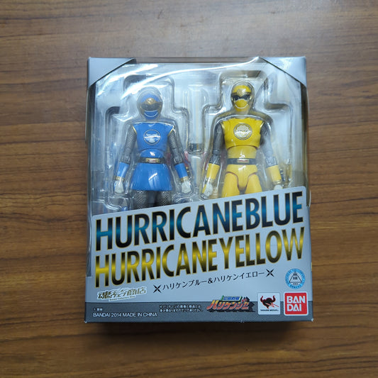 SH Figuarts Power Rangers Ninja Storm Blue Wind Ranger & Yellow Wind Ranger Set FRENLY BRICKS - Open 7 Days