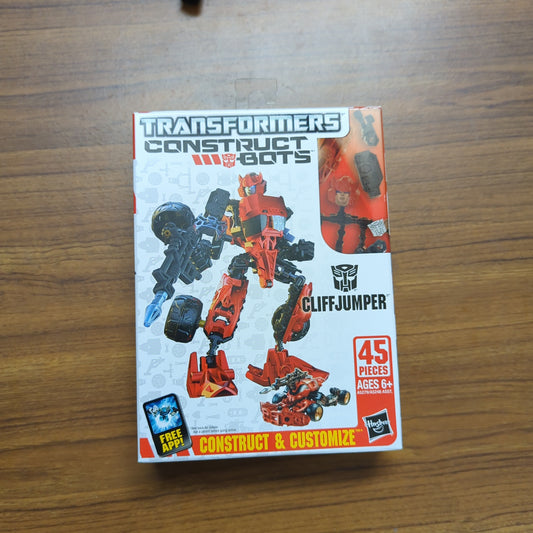 Transformers Construct Bots Cliffjumper Figure. Very Rare. Scout Class E1:06 FRENLY BRICKS - Open 7 Days